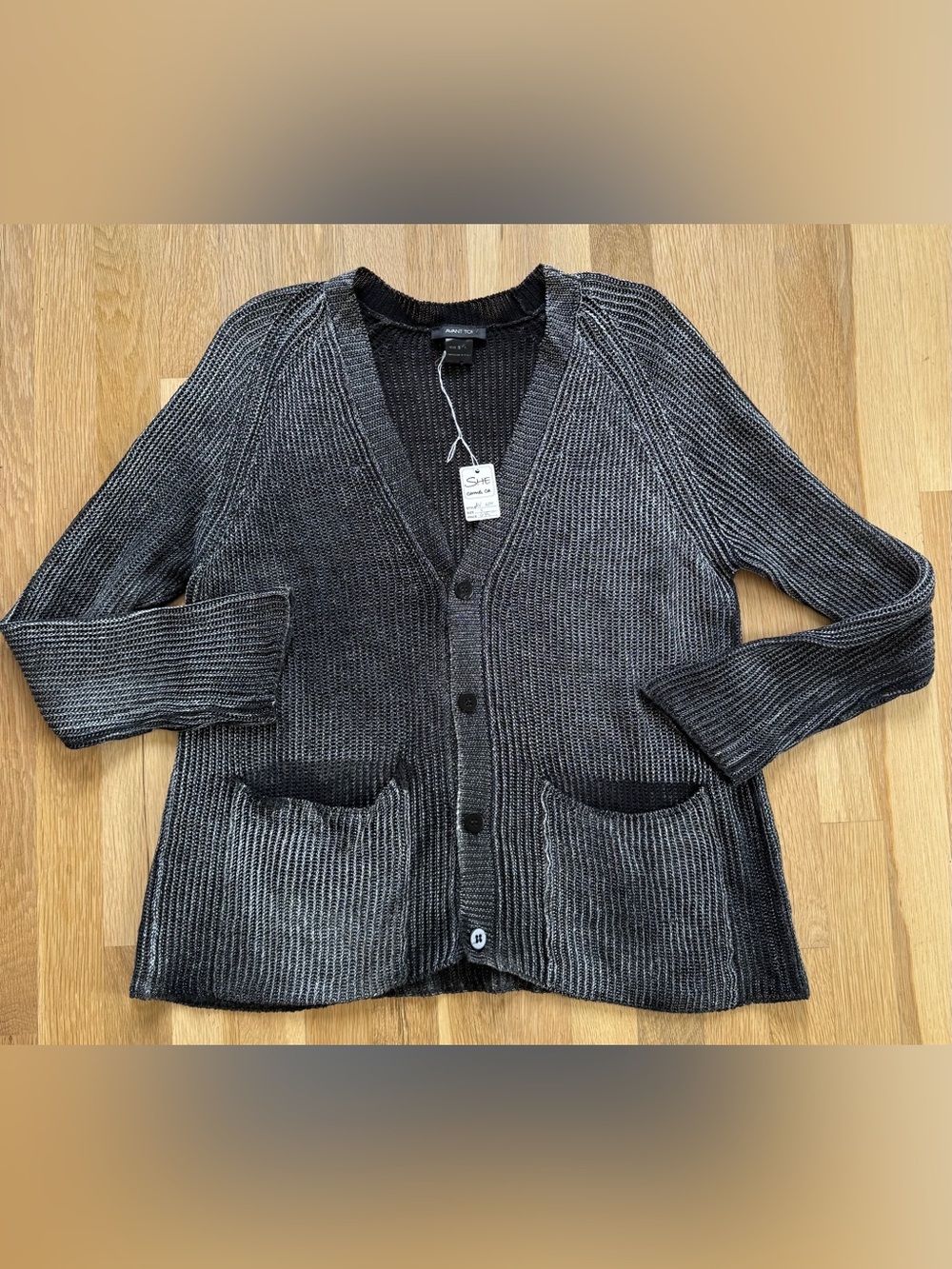 Avant Toi Women's Sweaters black linen Small